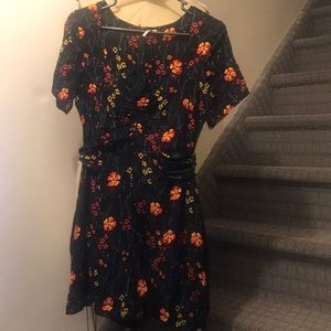 Free People Flowered Romper